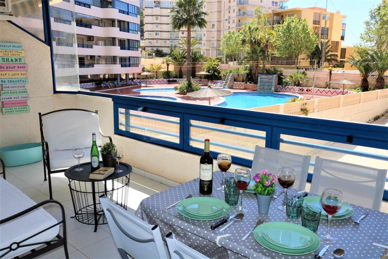 11B Tb 2º Linea De Playa 1 Dormitorio Y Wifi Calpe Buitenkant foto